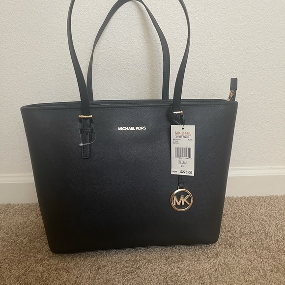 Michael Kors Jet Set Travel TZ Tote Leather - Picture 1 of 5